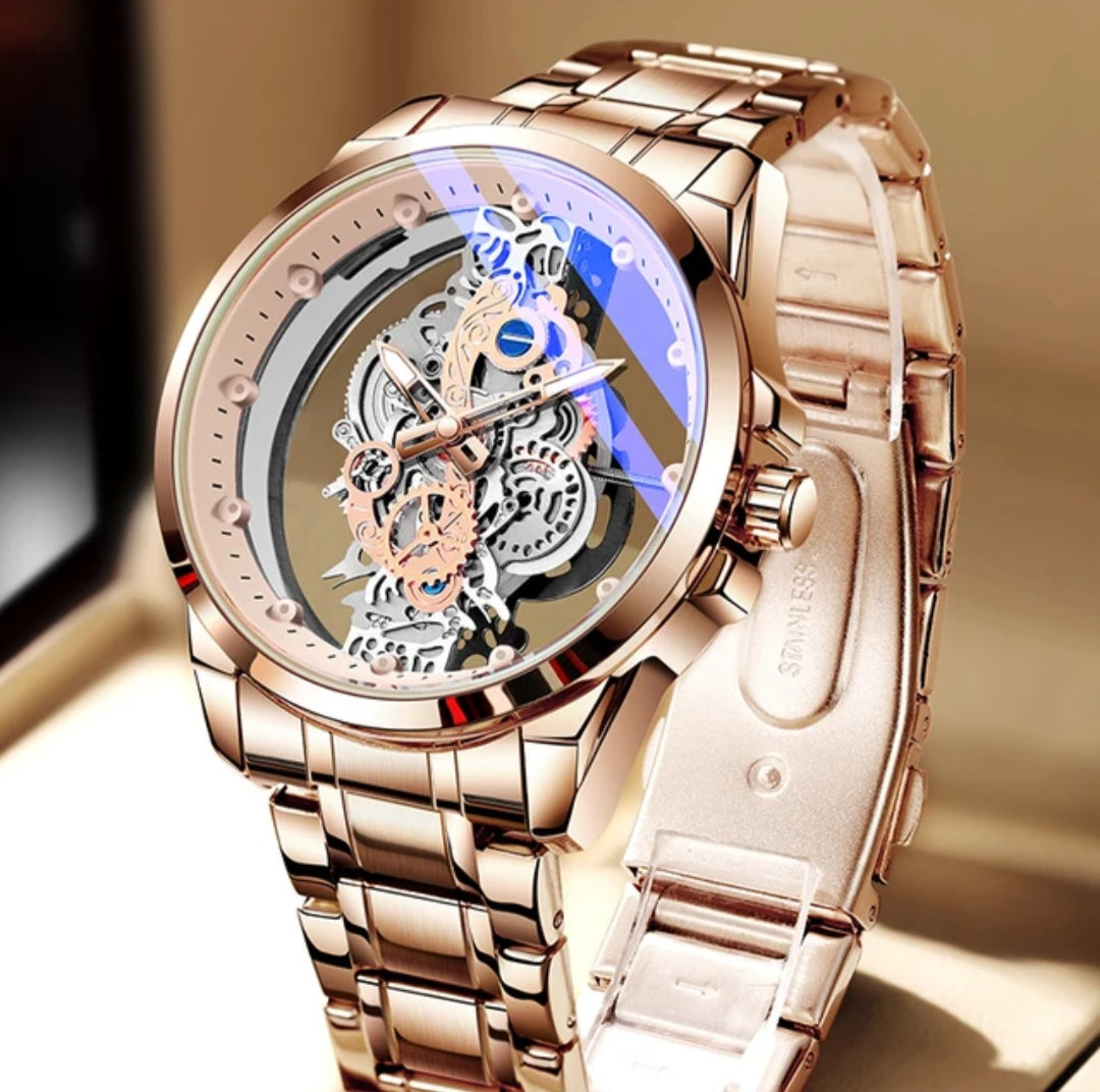 Men's Luxury Skeleton Wristwatches